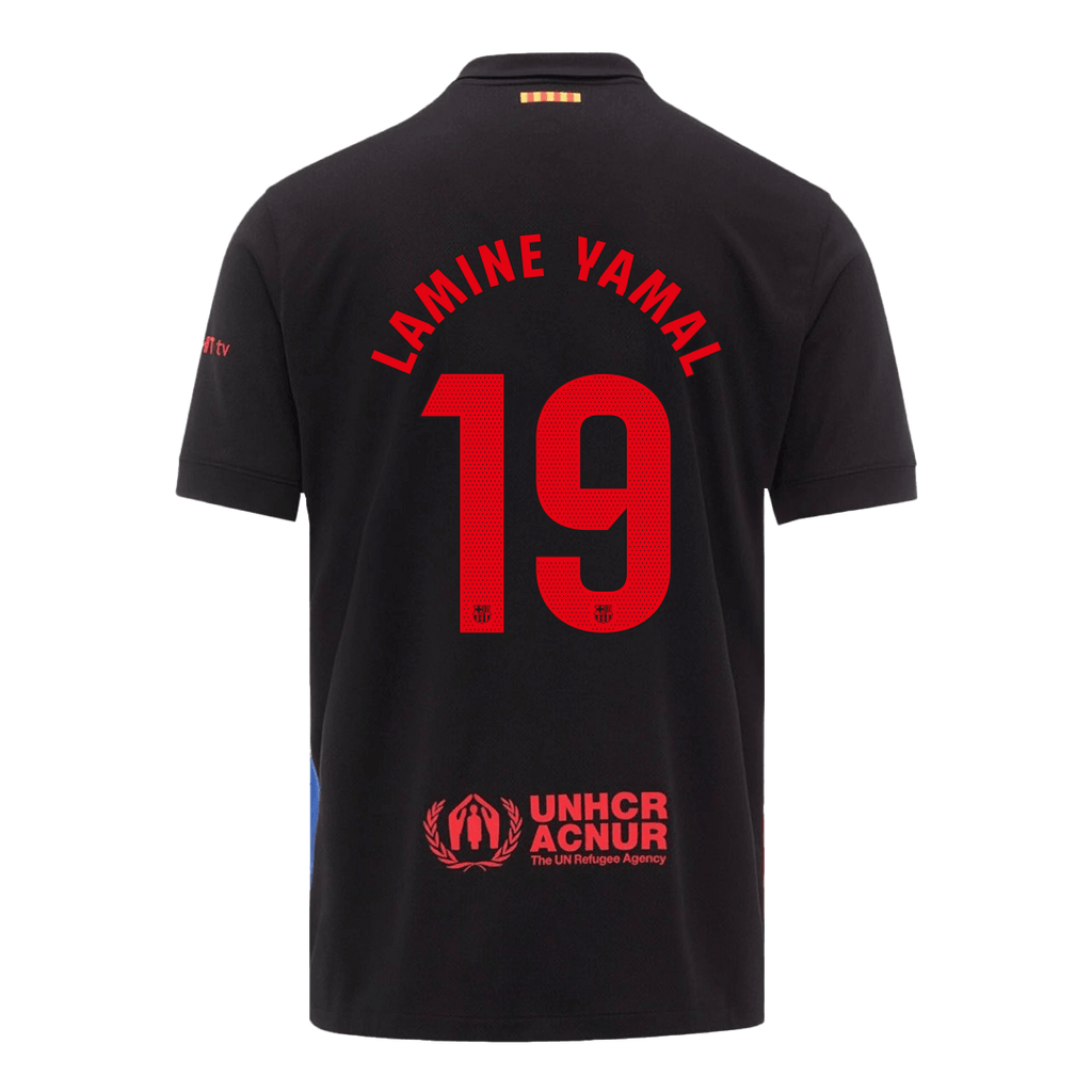 LAMINE YAMAL #19 Barcelone Extérieur Maillot 2024/25