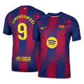 LEWANDOWSKI #9 Barcelone Domicile Maillot 2025/26 Authentique