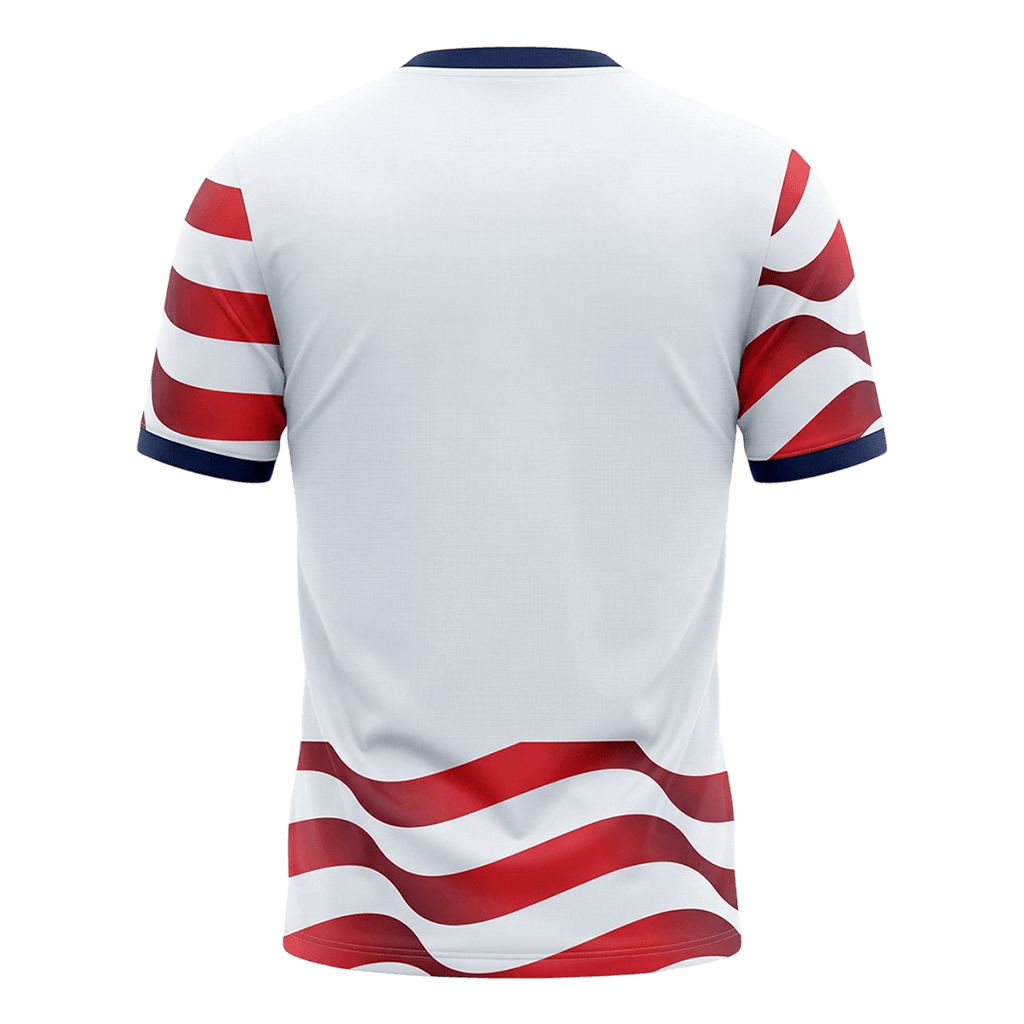 États-Unis Domicile Maillot - Coupe du Monde 2026 Rouge&Blanc Grande Taille