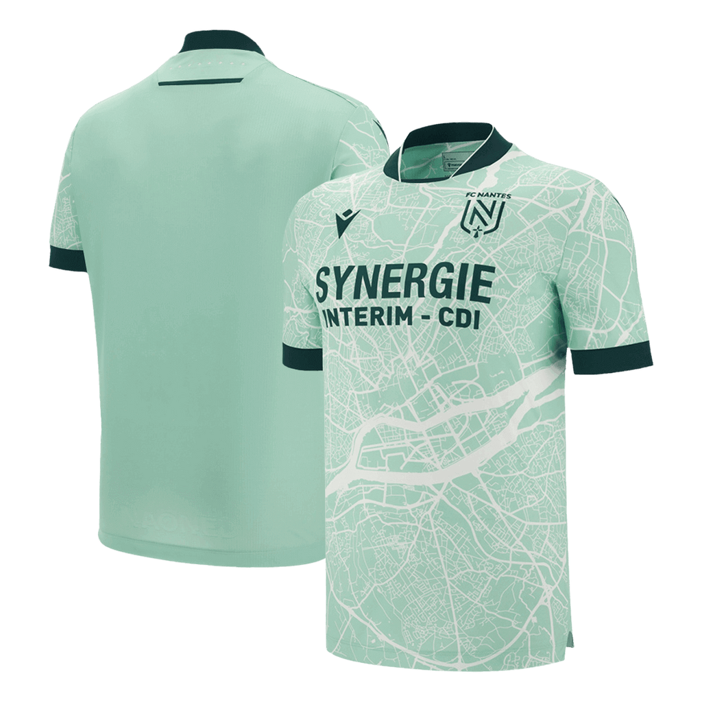 FC Nantes Extérieur Maillot 2025/26 Bleu Grande Taille