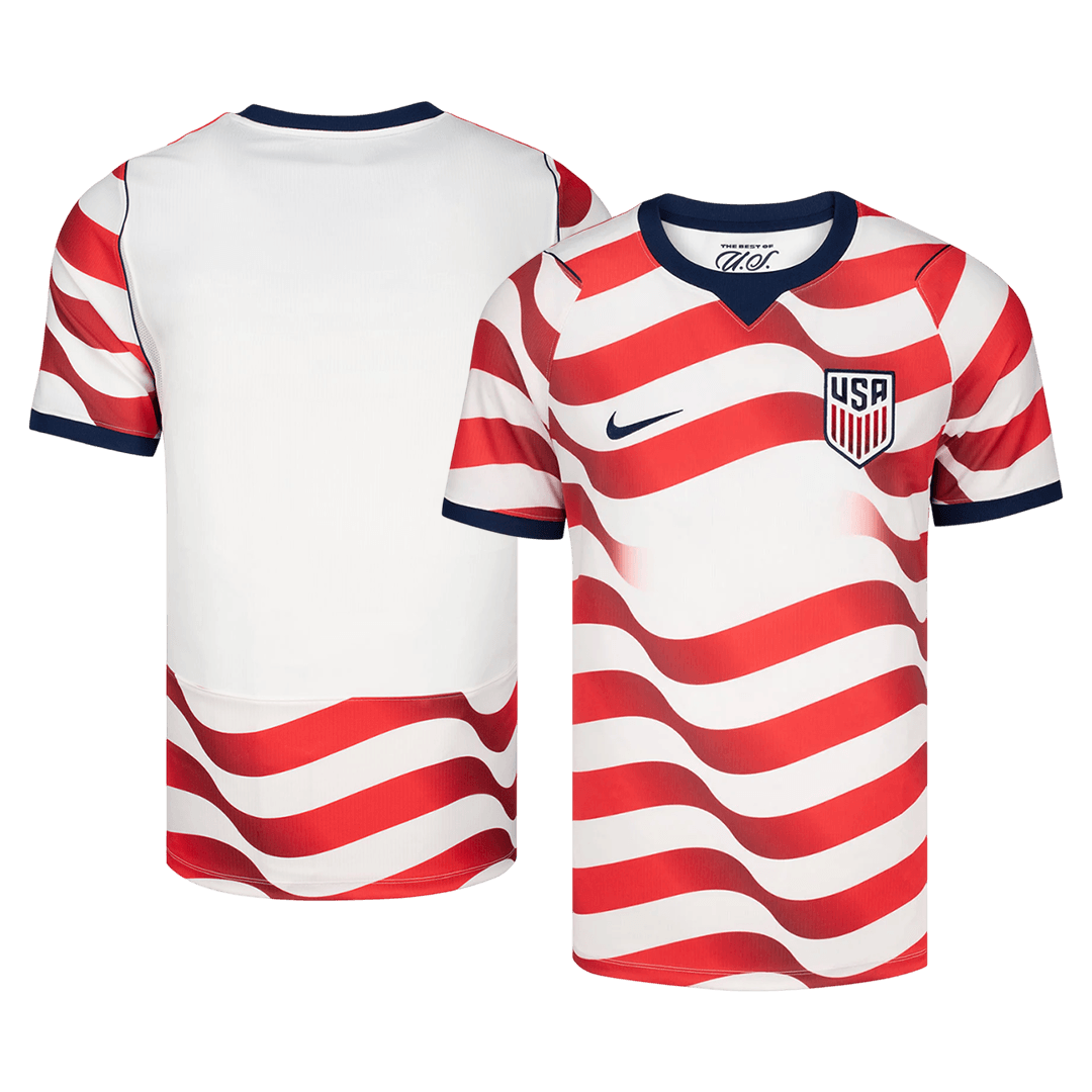 États-Unis Domicile Maillot - Coupe du Monde 2026 Rouge&Blanc Grande Taille