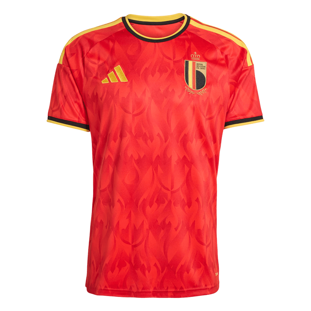 Belgique Domicile Maillot - Coupe du Monde 2026 Rouge Grande Taille