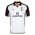 Retro Manchester United Extérieur Maillot 2001/02 White&Gold