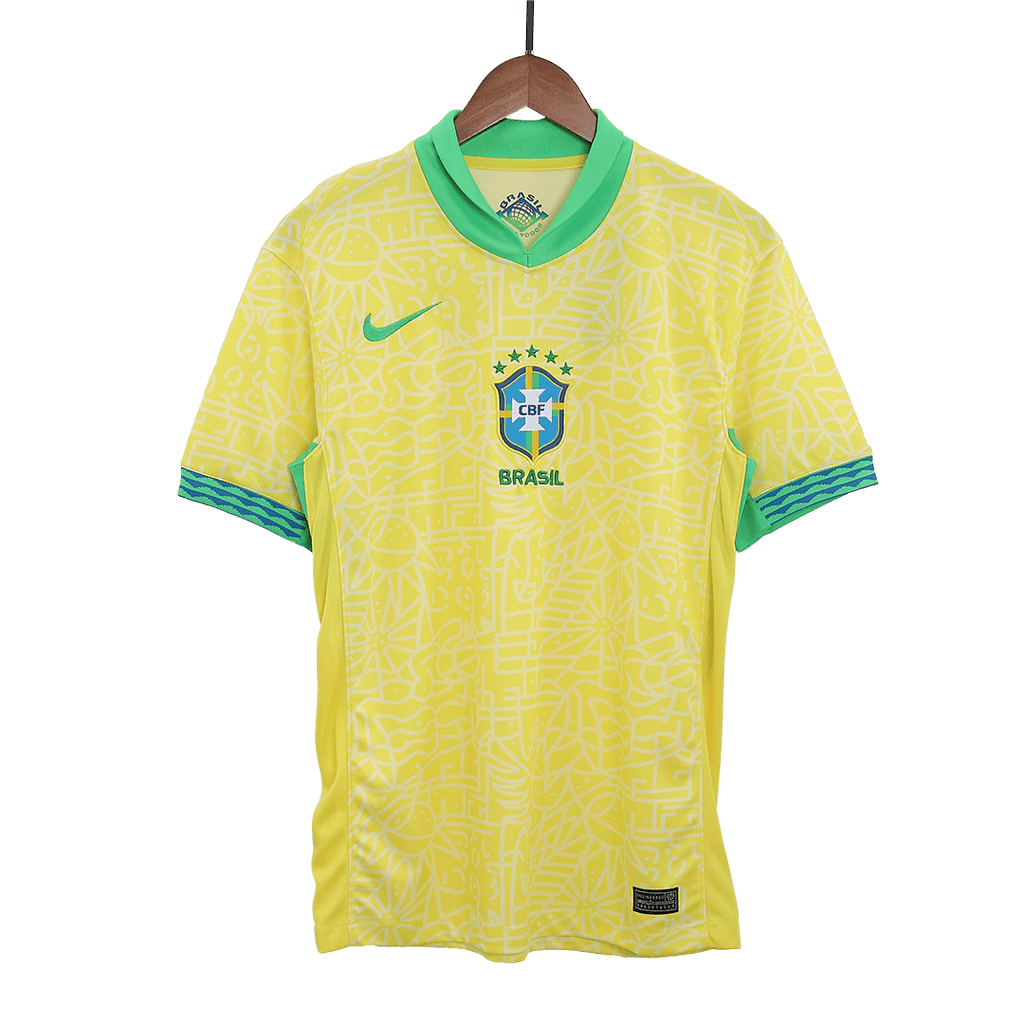 Brésil Domicile Maillot 2024 - Super Grande Taille
