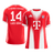 LUIS DÍAZ #14 Munich Domicile Maillot 2025/26 Rouge - Super