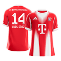LUIS DÍAZ #14 Munich Domicile Maillot 2025/26 Rouge - Super