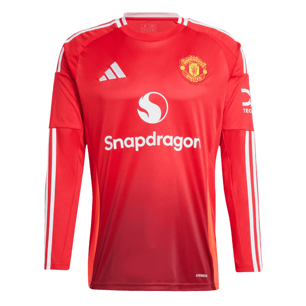 Manchester United Domicile Maillot Manches Longues 2024/25
