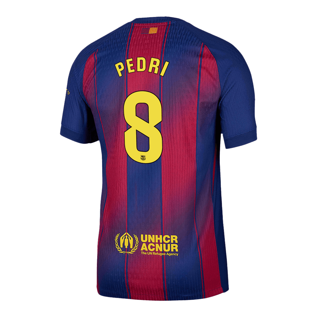 PEDRI #8 Barcelone Domicile Maillot 2025/26 Authentique