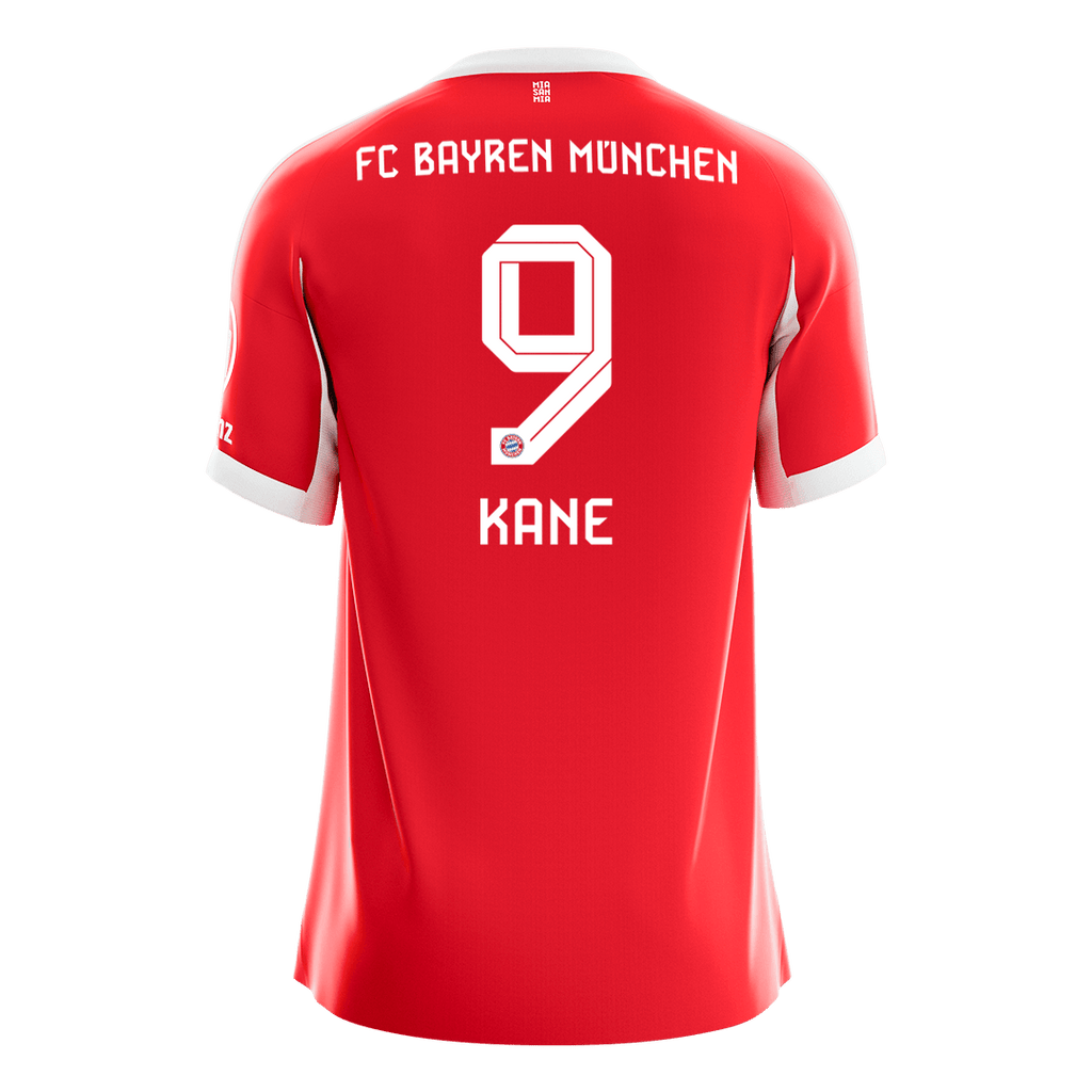 KANE #9 Munich Domicile Maillot 2025/26 Rouge - Super