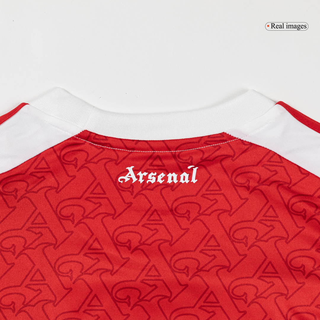 SALIBA #2 Arsenal Domicile Maillot 2025/26 Rouge - Super