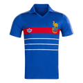 Retro France Domicile Maillot 1984 Bleu