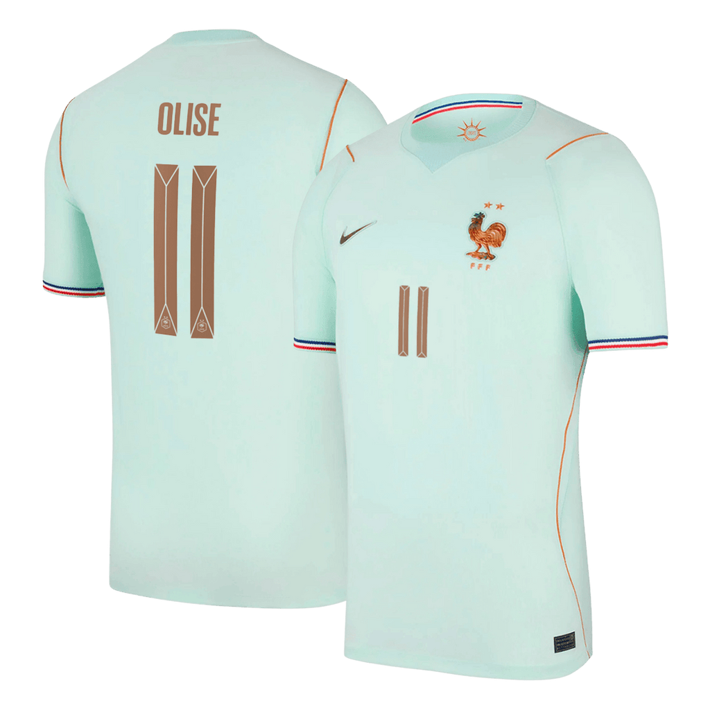 OLISE #11 France Extérieur Maillot - Coupe du Monde 2026 Bleu