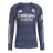 Real Madrid Extérieur Maillot Manches Longues 2025/26 Bleu marine