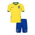 Brésil Domicile Maillot Kit - Coupe du Monde 2026 Enfant Jaune