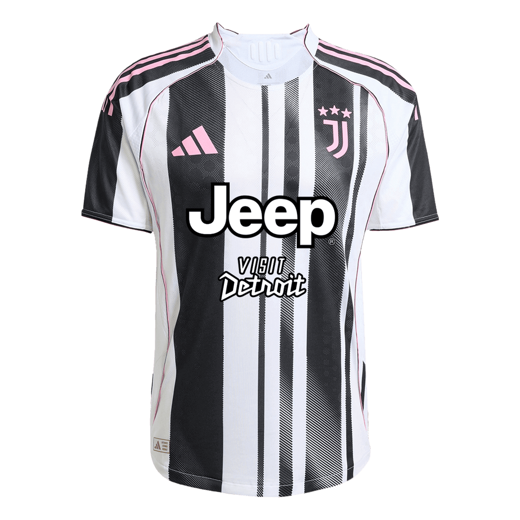 KALULU #15 Juventus Domicile Maillot 2025/26 Black&White Authentique