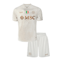 Naples Extérieur Maillot Kit 2025/26 Junior Blanc