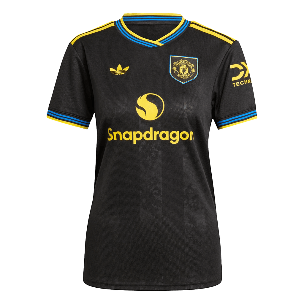 Femme Manchester United Third Maillot 2025/26 Noir