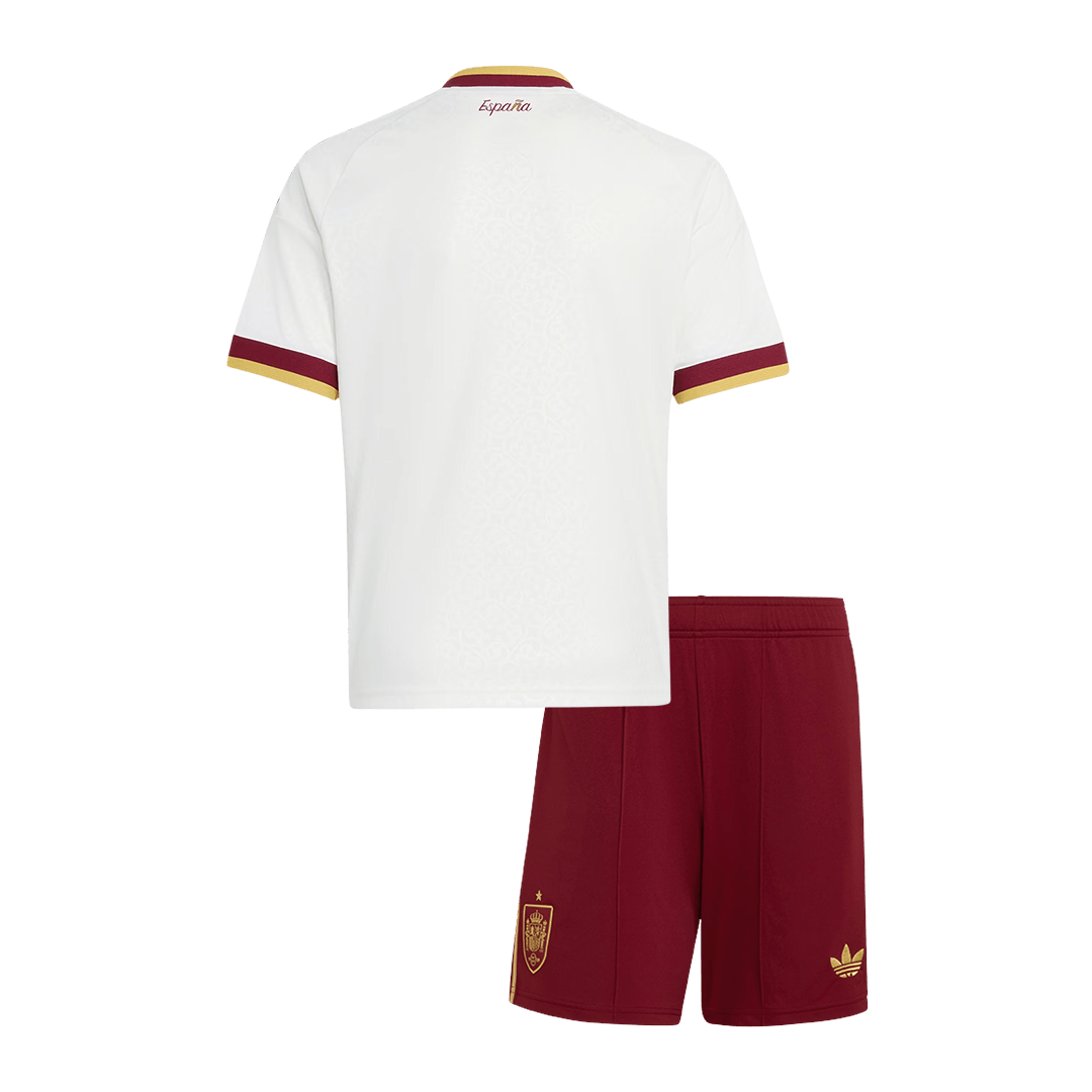 Vente Flash Espagne Extérieur Maillot Kit 2026 Enfant Blanc