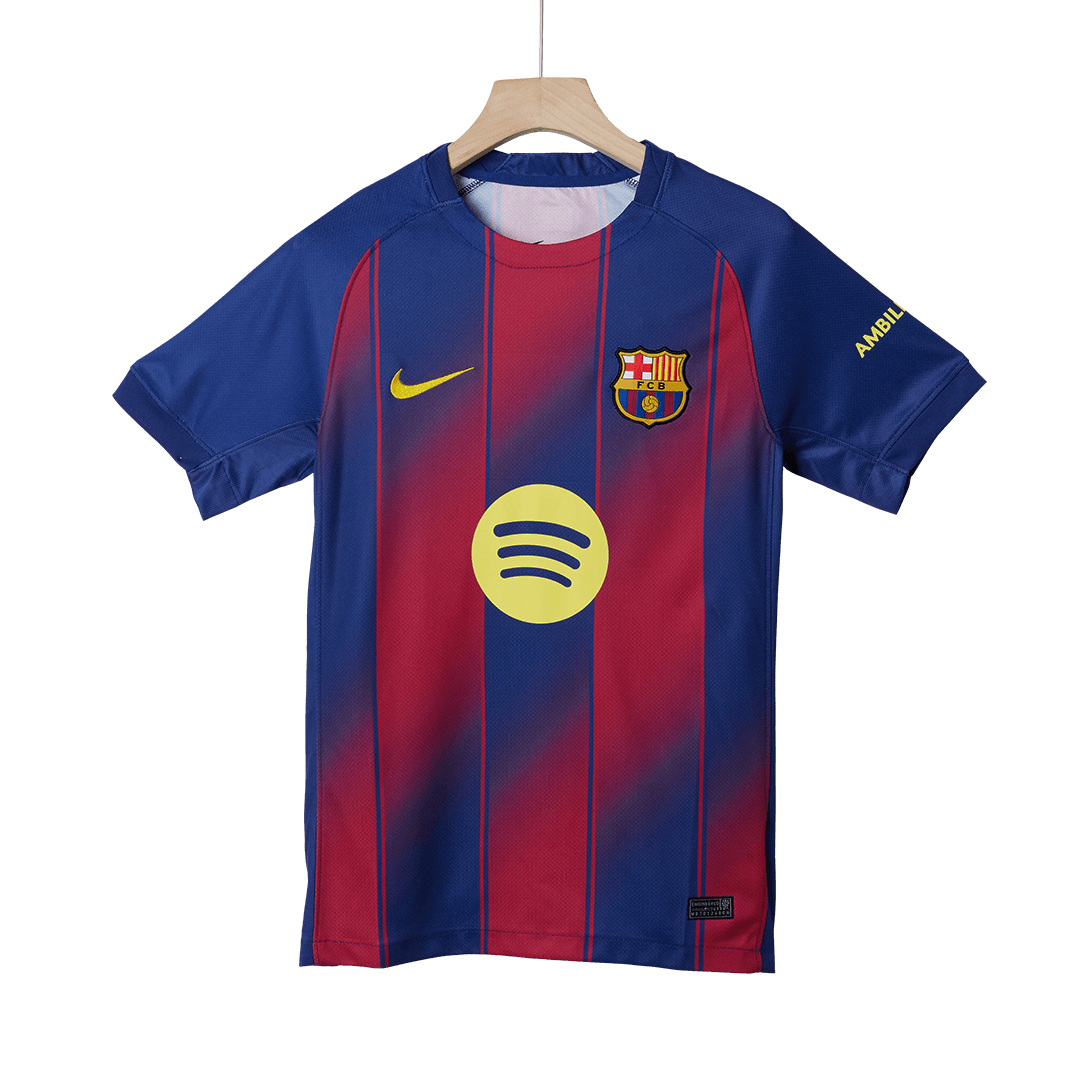 ROONY #19 Barcelone Domicile Maillot 2025/26 Rouge et Bleu - UCL - Super