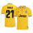 Retro PIRLO #21 Juventus Extérieur Maillot 2013/14 Jaune