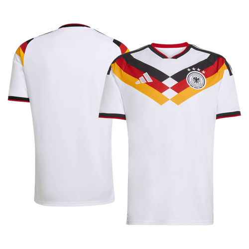 Allemagne Domicile Maillot Coupe du Monde 2026 Blanc Grande Taille