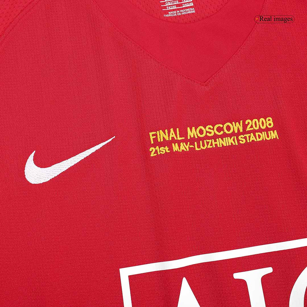 Retro Manchester United Domicile Maillot 2007/08 - UCL Final