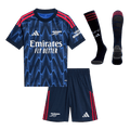 Arsenal Extérieur Maillot Kit 2025/26 Junior Bleu