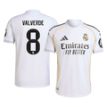 VALVERDE #8 Real Madrid Domicile Maillot 2025/26 Authentique