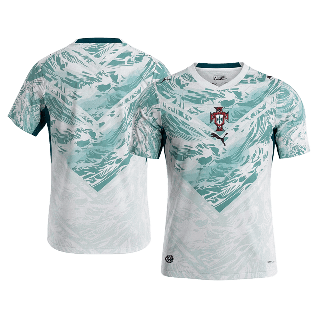 Portugal Extérieur Maillot Coupe du Monde 2026 White&Green Grande Taille