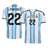L.MARTÍNEZ #22 Argentine Domicile Maillot Coupe du Monde 2026 Blue&White