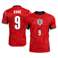 KANE #9 Angleterre Extérieur Maillot - Coupe du Monde 2026 Rouge