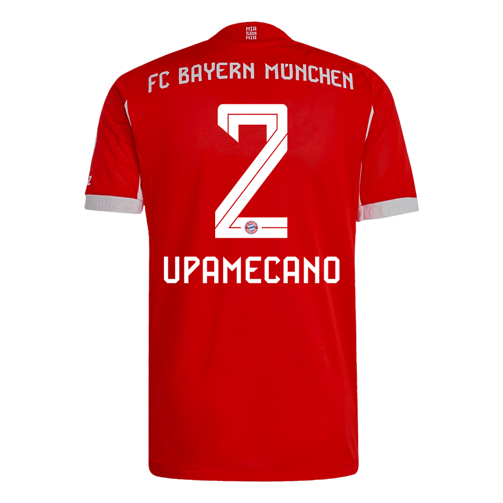 UPAMECANO #2 Munich Domicile Maillot 2025/26 Rouge Joueur