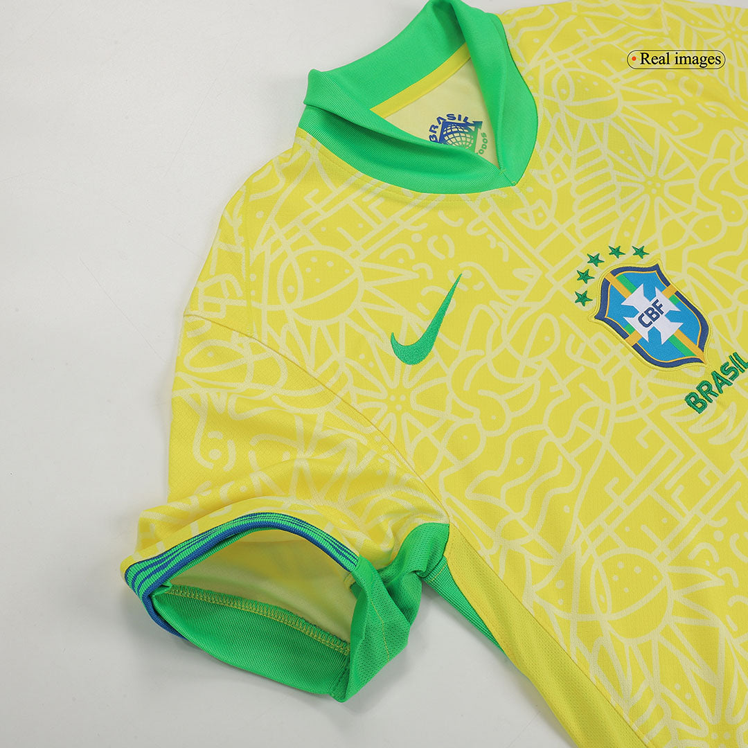 Brésil Domicile Maillot 2024 - Super Grande Taille