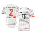UPAMECANO #2 Munich Extérieur Maillot 2025/26 Blanc Joueur