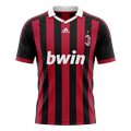 Retro AC Milan Domicile Maillot 2009/10 Rouge&Noir