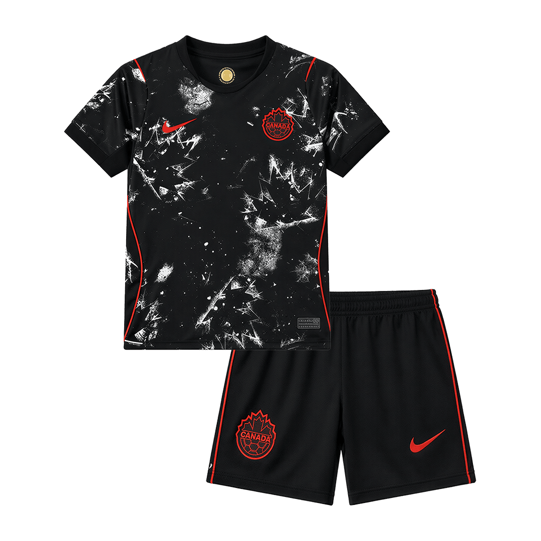 Canada Extérieur Maillot Kit - Coupe du Monde 2026 Noir
