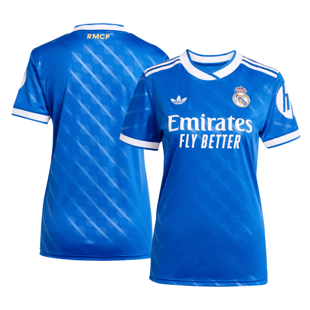 Femme Real Madrid Third Maillot 2025/26 Bleu
