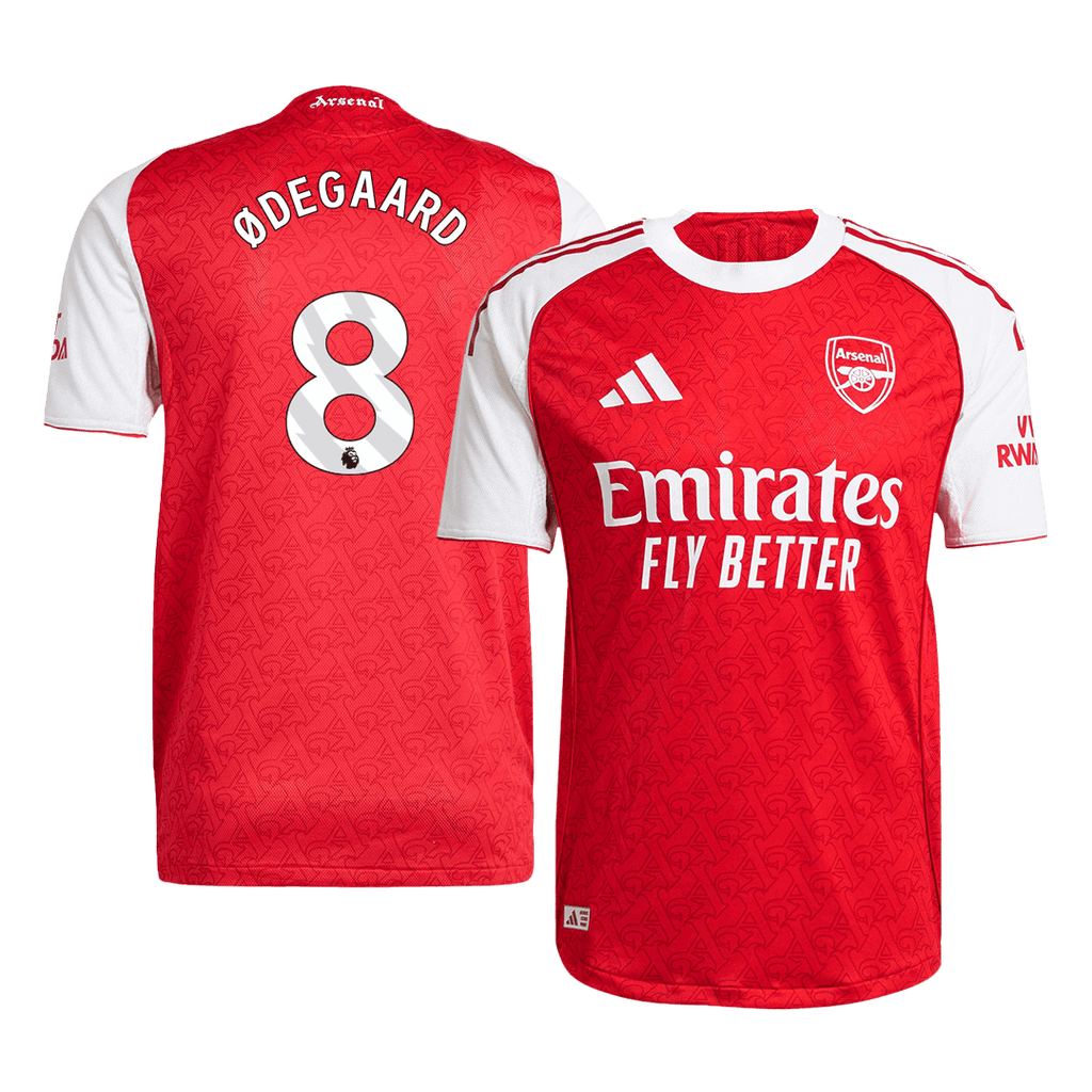ØDEGAARD #8 Arsenal Domicile Maillot 2025/26 Authentique