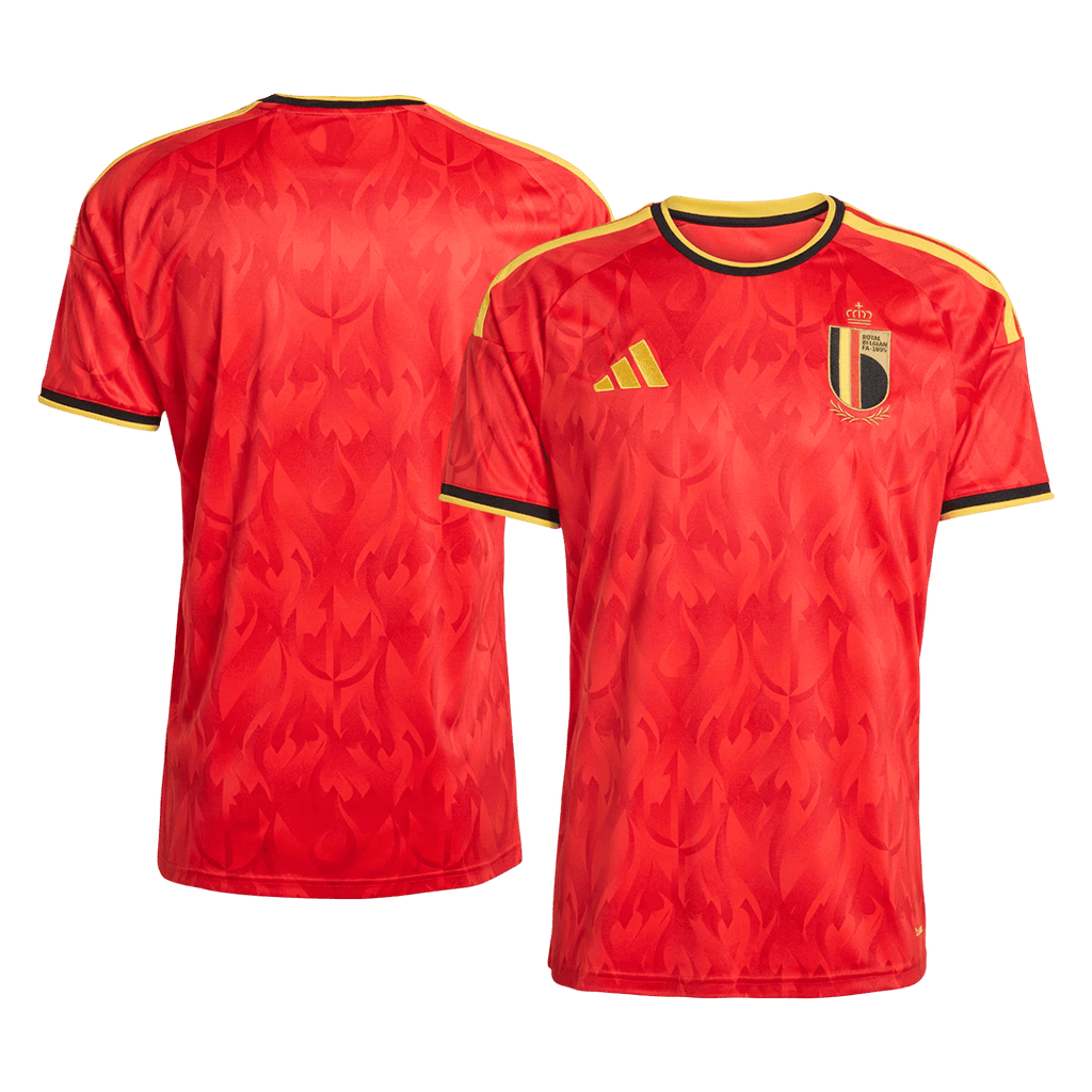 Belgique Domicile Maillot - Coupe du Monde 2026 Rouge Grande Taille