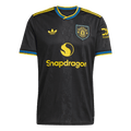Manchester United Third Maillot 2025/26 Noir Grande Taille