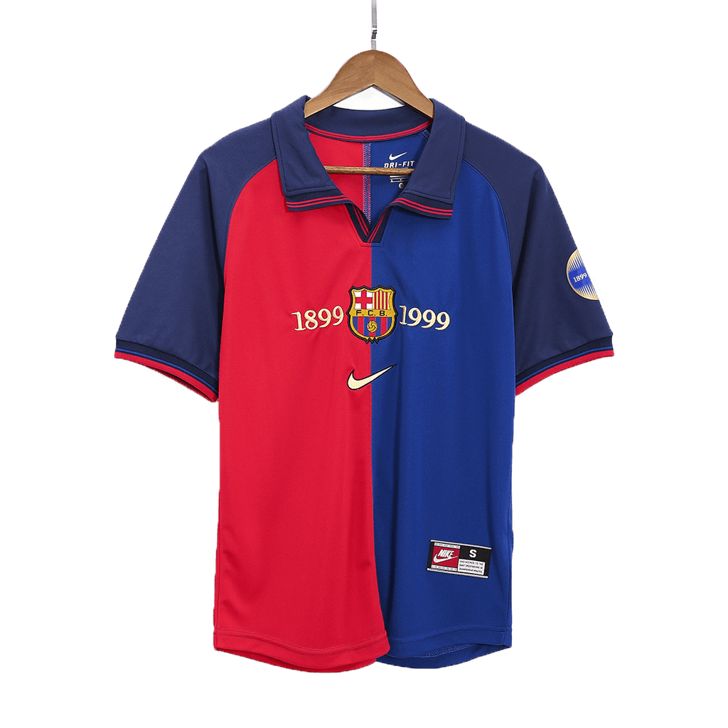 GUARDIOLA #4 Retro Barcelona Domicile Maillot 1999/00-100th Anniversaire