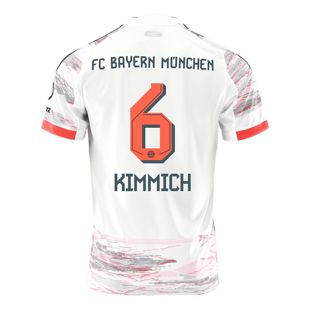 KIMMICH #6 Munich Extérieur Maillot 2025/26 Blanc