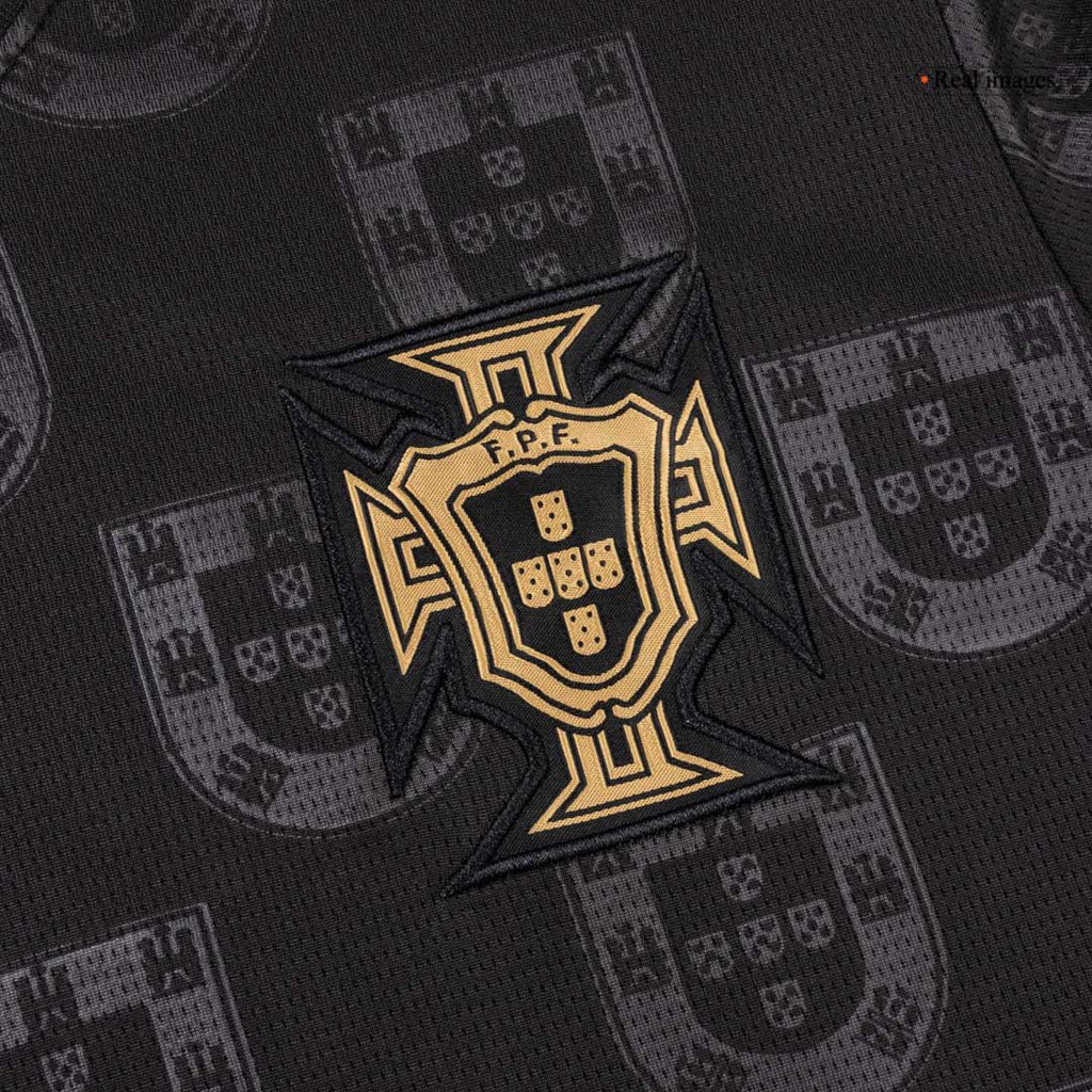 Portugal Maillot Coupe du Monde 2026 Noir Grande Taille