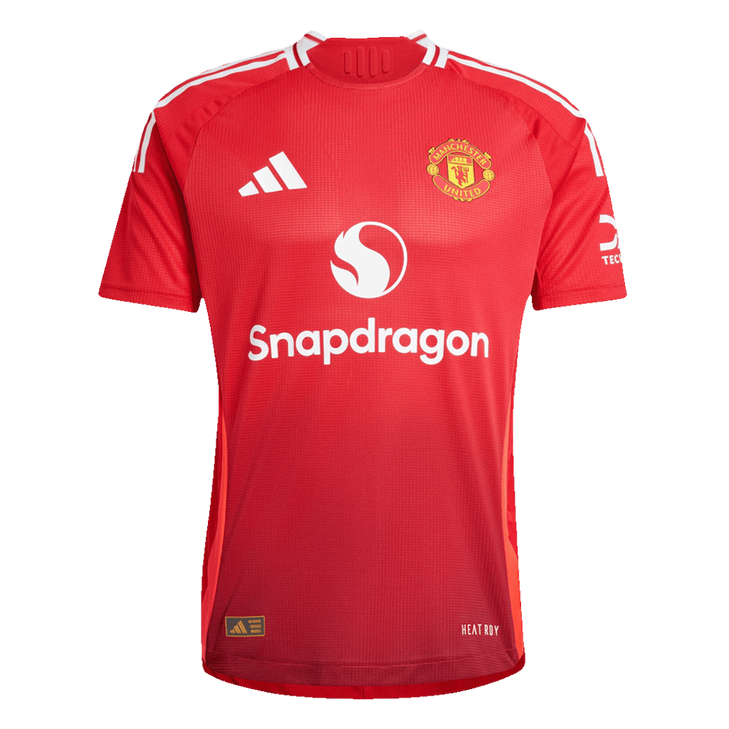 B.FERNANDES #8 Manchester United Domicile Maillot 2024/25 Authentique