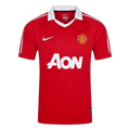 Retro Manchester United Domicile Maillot 2010/11 Rouge