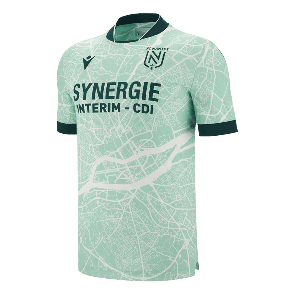 FC Nantes Extérieur Maillot 2025/26 Bleu Grande Taille