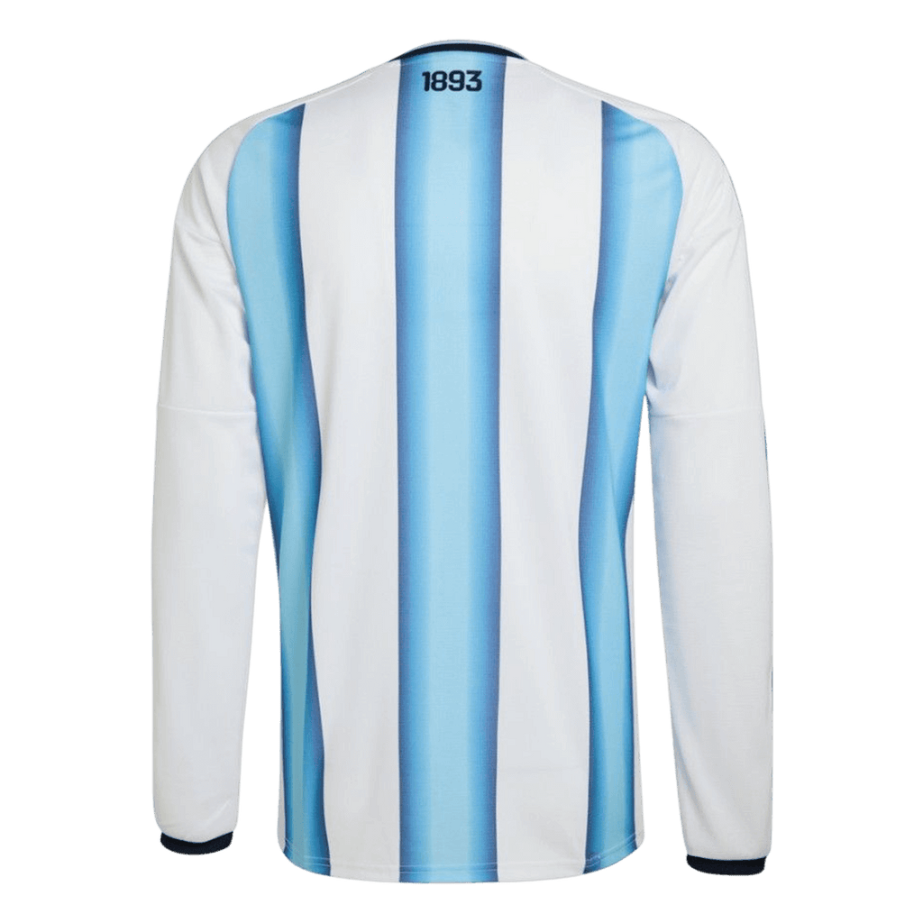 Argentine Domicile Maillot Manches Longues - Coupe du Monde 2026 Blue&White Grande Taille