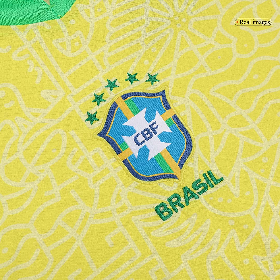 Brésil Domicile Maillot 2024 - Super Grande Taille