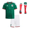 Vente Flash Mexique Domicile Maillot Kit 2025/26 Enfant Vert