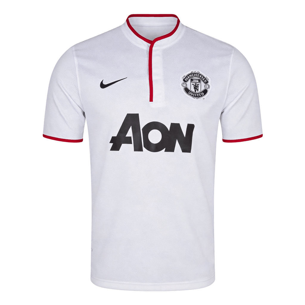 Retro Manchester United Extérieur Maillot 2013/14 Blanc
